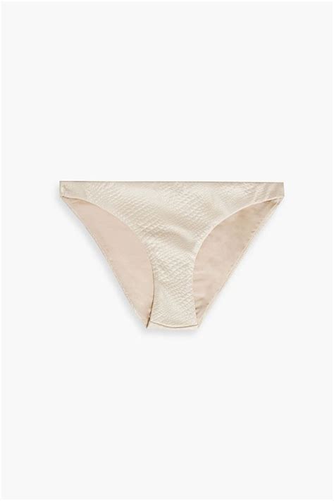 Onia Ashley Stretch Jacquard Low Rise Bikini Briefs The Outnet