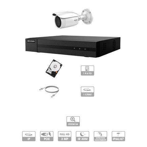 Kits De Vid Osurveillance Ip Branchement Ethernet