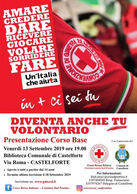 Presentazione Corso Base Croce Rossa Italiana Castelforte