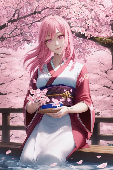 Cherry Blossom Kimono by HarutoArt on DeviantArt