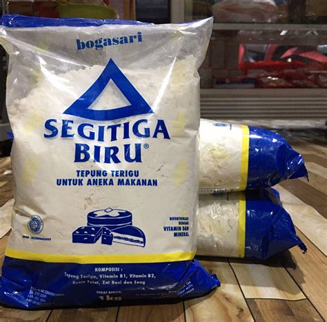 tepung terigu segitiga biru kemasan kg lazada indonesia