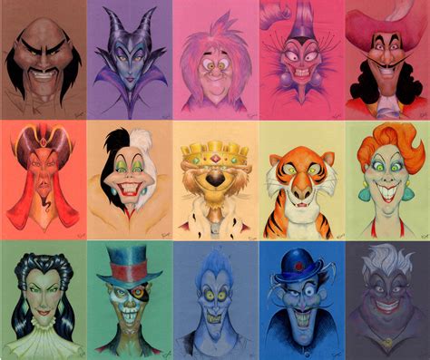 Disney Villains by BevisMusson on DeviantArt