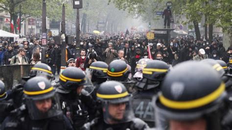 Altercados en París y otras ciudades francesas con motivo del 1 de mayo