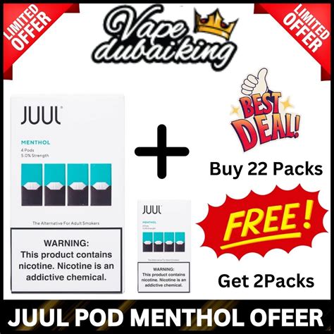 Juul Pods Menthol 5 Offer In Dubai UAE Vape Dubai King