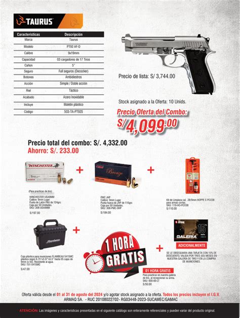 Armaq Oferta De Pistolas Publico Mayo Taurus P Gina