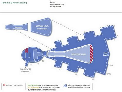 Jfk Airport Terminal Map Map Of The World