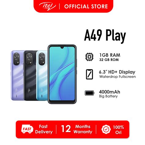 Itel A49 Play Lte 2gb32gb Shopee Philippines