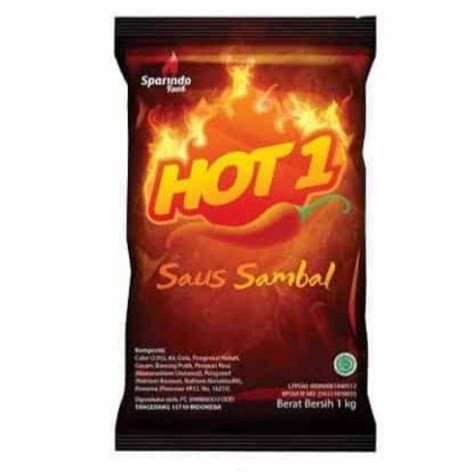 Jual Saos Sambal Hot One Dus Isi Pcs Shopee Indonesia