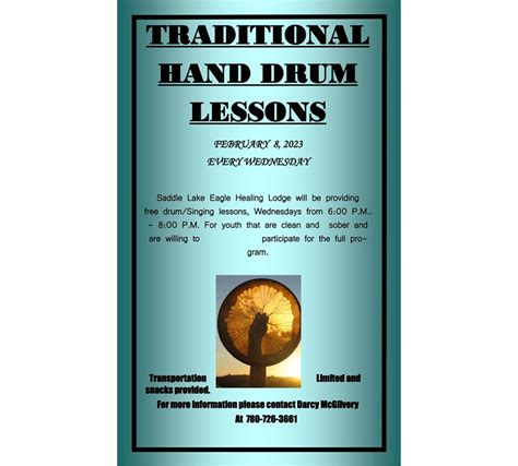 Traditional Hand Drum Lessons — Saddle Lake Post Secondary