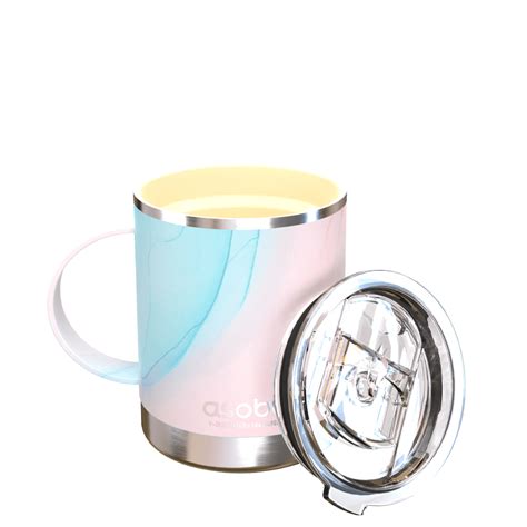 Asobu Ultimate Stainless Steel Ceramic Inner Coating Coffee Mug With