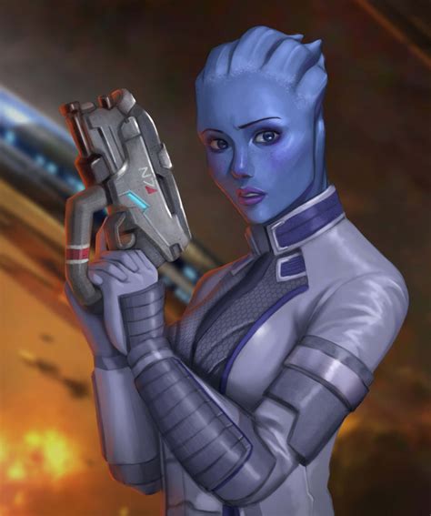 Download Liara T'Soni - The Powerful Asari Scientist Wallpaper