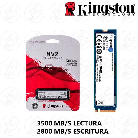 SSD 500GB KINGSTON NV2 M.2 2280 NVMe PCIe GEN4 (SNV2S/500G)