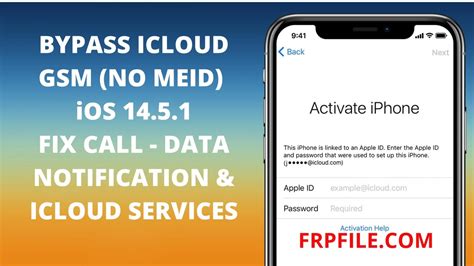 Bypass ICloud IOS 14 5 1 No MEID Fix Call Data Notification ICloud