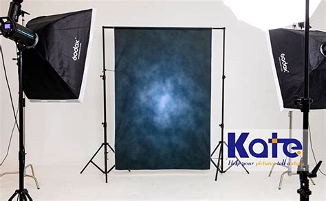 Kate 6 5x10ft Dark Blue Abstract Photography Backdrop Blue