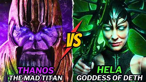 Hela Vs Thanos Thanos Vs Hela Who Will Win Explained In Hindi YouTube