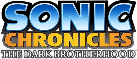 Sonic Chronicles: The Dark Brotherhood - Logos - Gallery - Sonic SCANF