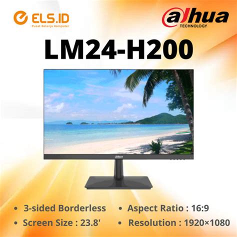 Promo Monitor LED Dahua 24 LM24 H200 3 Sided Borderless Cicil 0 3x