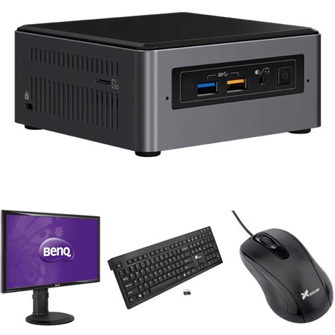 Intel NUC 7 Enthusiast NUC7i7BNHXG Mini PC Kit with Monitor,