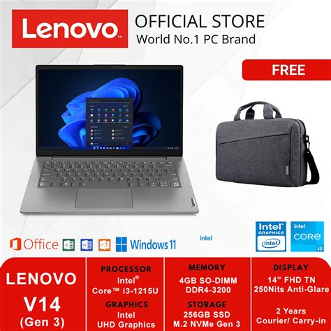 Jual Lenovo V G Iap Alid Iron Grey Core I U Gb Gb W Ohs