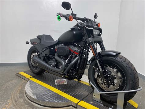 New Harley Davidson Softail Fat Bob Fxfbs Black Softail In