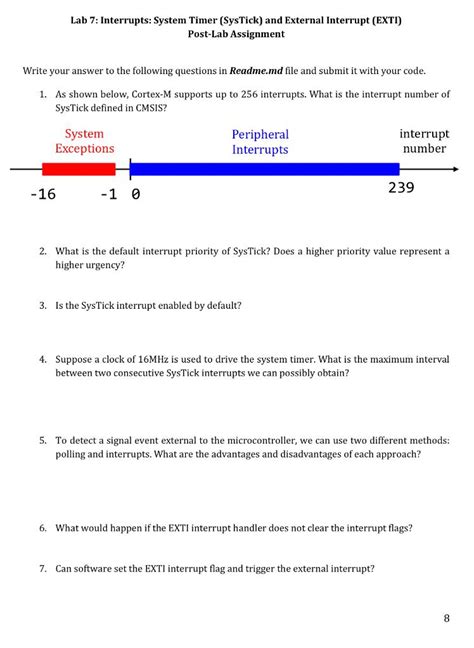 Lab 7 Interrupts System Timer SysTick And Chegg
