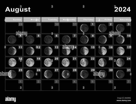 Full Moon Calendar August 2024 | Calendar 2024 | Printable Calendar 2025