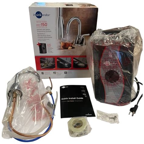 InSinkErator H HOT C SS Water Dispenser Tank Faucet Chrome Open