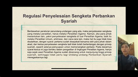 Penyelesaian Sengketa Bank Syariah Presentasi Aspek Hukum Bank Syariah