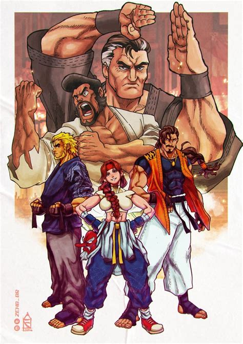 An Image Of The Characters From Street Fighter