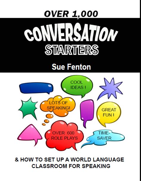 Over 1 000 Conversation Starters How To Set Up A Speaking Class [mfp 101] 20 95 Madame Fifi