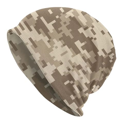 Desert Digital Camo Skullies Beanies Caps Unisex Cool Winter Warm