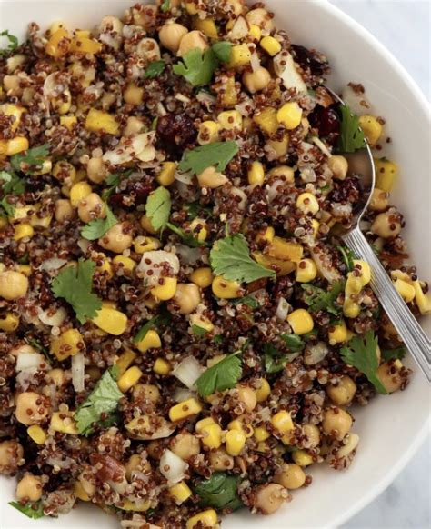 Cold Quinoa Salad Six Vegan Sisters