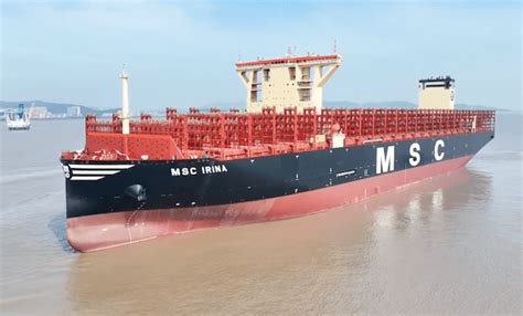 Msc Irina Es El Nuevo Buque Portacontenedores M S Grande Del Mundo