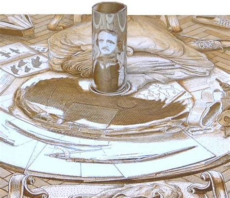 Anamorphic Portrait Optical Illusion