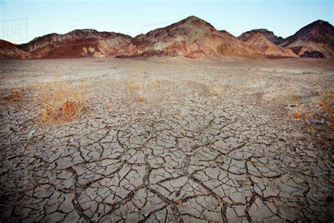 Barren Earth In Death Valley Stock Photo Dissolve