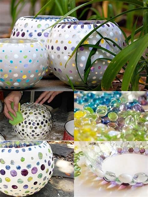 Simple Innovative And Interesting Glass Pebble Diy Ideas