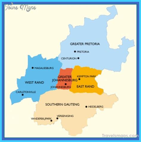 Johannesburg Gauteng Map - My Maps