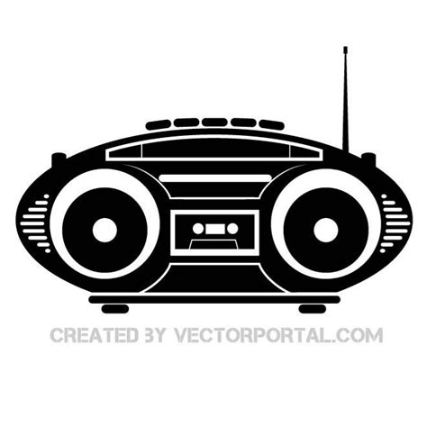 Cassette Player Royalty Free Stock Vector Clip Art