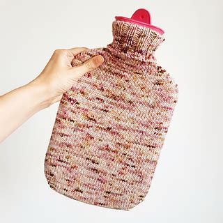 Ravelry: Hot Water Bottle Cover pattern by Emily Bolduan