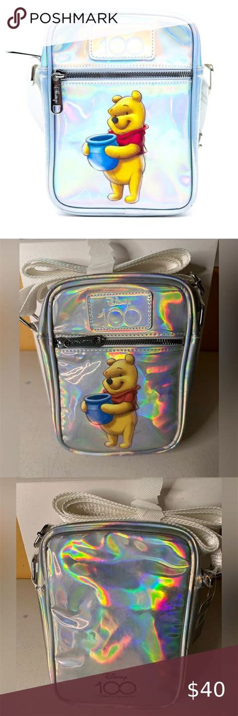 Disney 100 Winnie The Pooh Pose Iridescent Holographic Oil Slick Vegan