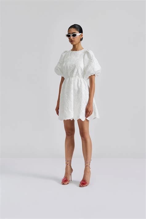 Elina Mini Dress White GRADUATION DRESSES Malina