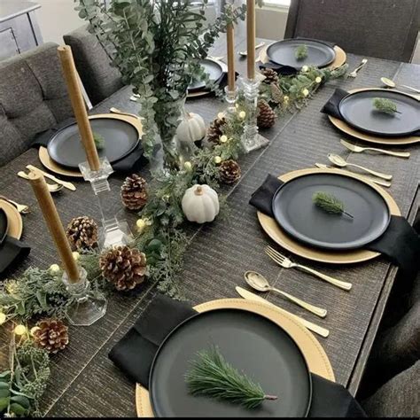 40 Gorgeous Christmas Table Setting Table Decoration Ideas To Try