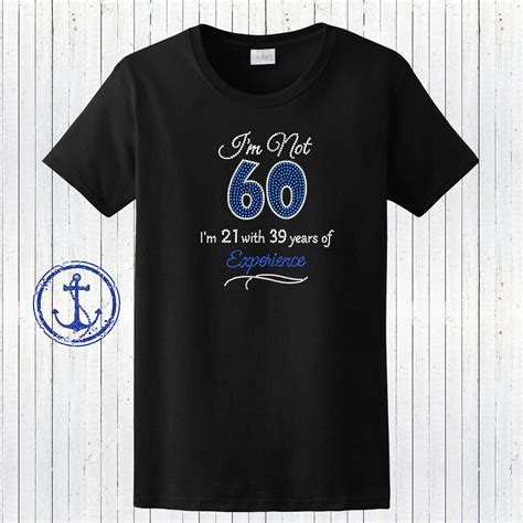 Rhinestone 60th Birthday Shirt 60th Birthday T 60 Birthday