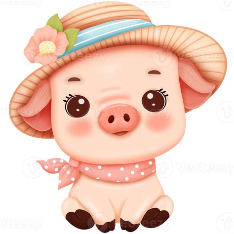 Cute Cartoon Piggy 46795414 Png