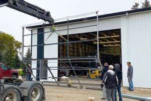 Installing a new bi-fold door on your shop or hangar building?