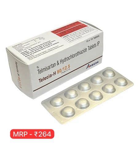 Telmisartan Hydrochlorothiazide Tablet Mg Mg At Rs Box