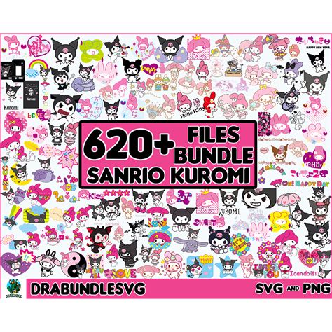 620 Sanrio Kuromi Svg Hello Kitty Svg Files Hello Kitty Sv Inspire Uplift