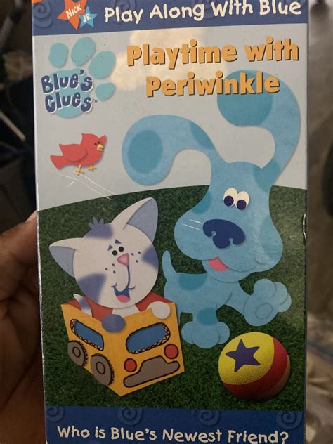 Nick Jr Blues Clues Playtime With Periwinkle Vhs Video Tape