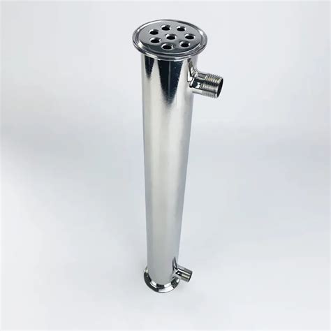 2 51mm OD64mm Distiller Condenser Reflux Dephlegmator Length 400mm With