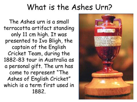 short history   ashes urn powerpoint